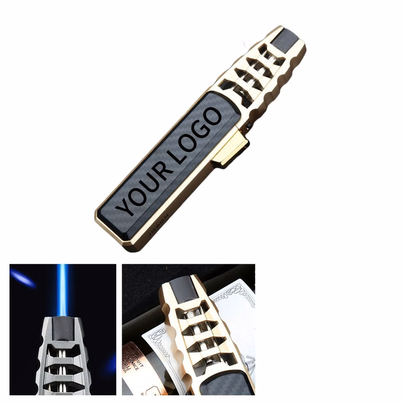 Refillable Windproof Lighter for Kitchen or Camping