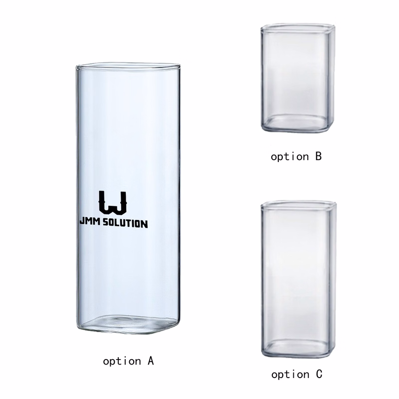 8oz High Borosilicate Transparent Glass Cup