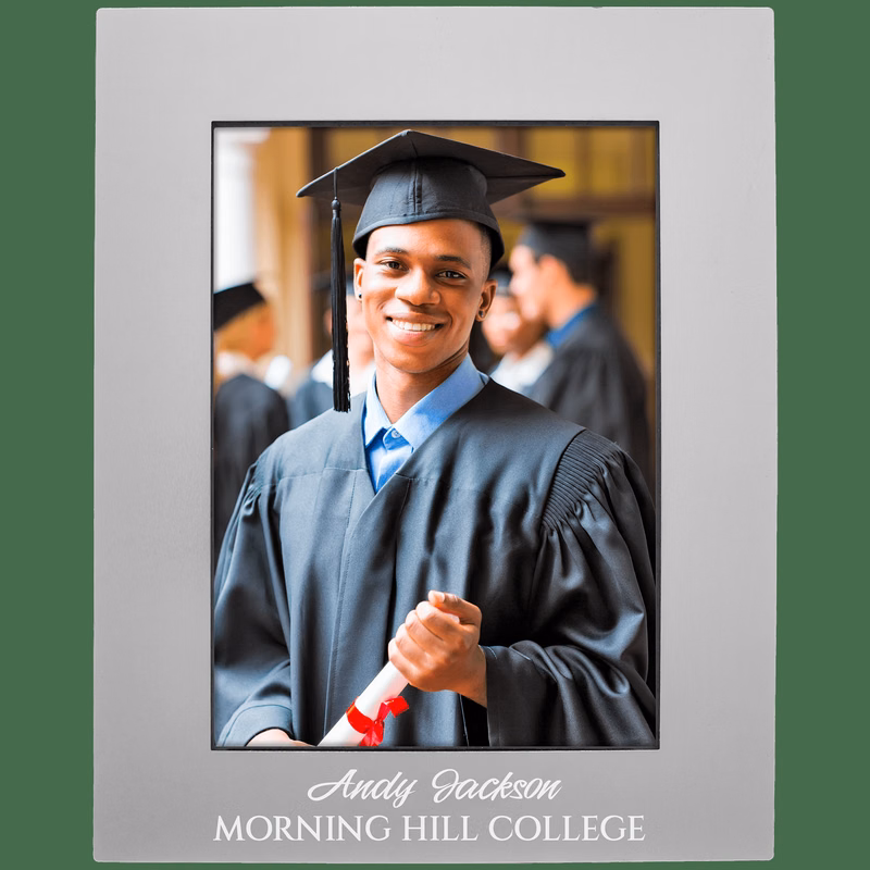5" x 7" Gray Aluminum Photo Frame