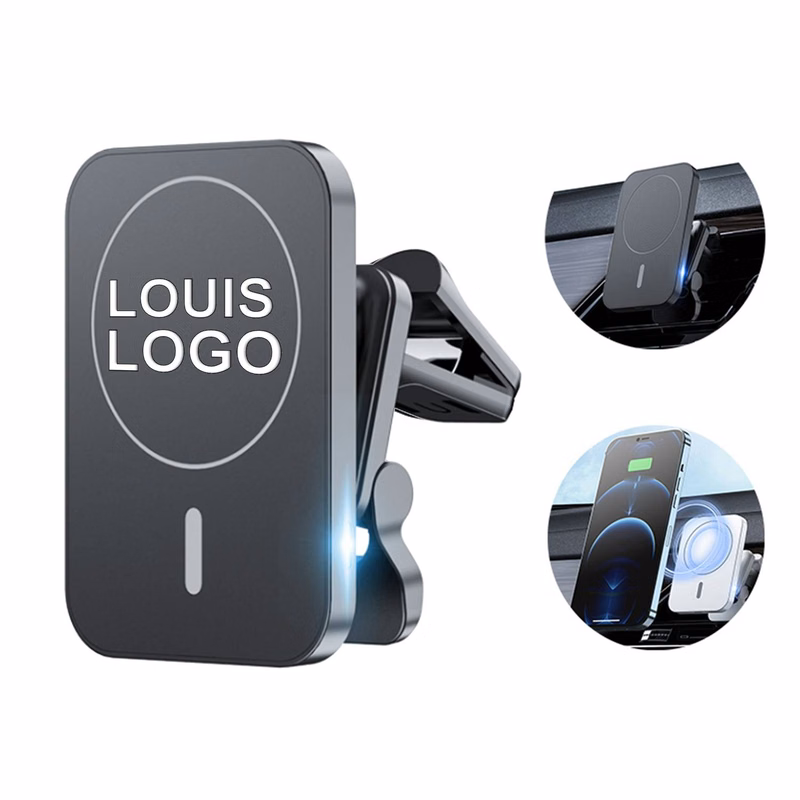 15W Wireless Magnetic Car Mount Fast Charger