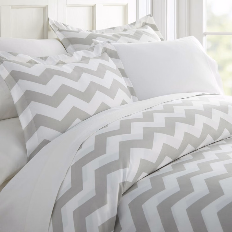 Duvet Cover Sets - Gray Arrow Design Twin XL 2 Piece