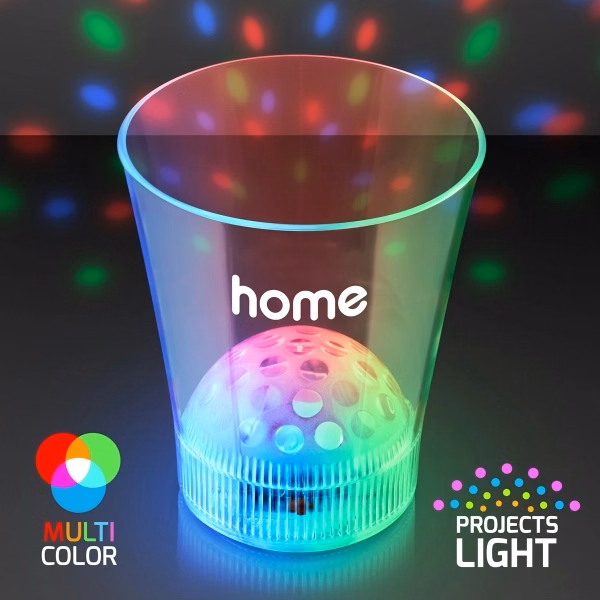 Disco Ball Light Projecting LED Cup