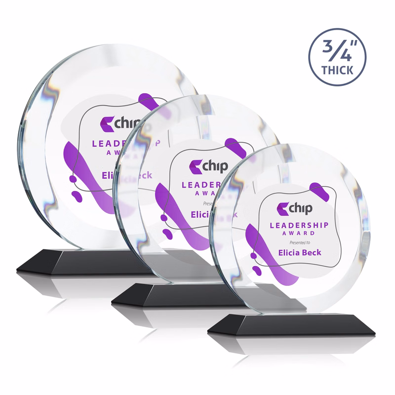Gibralter VividPrint™ Award - Black