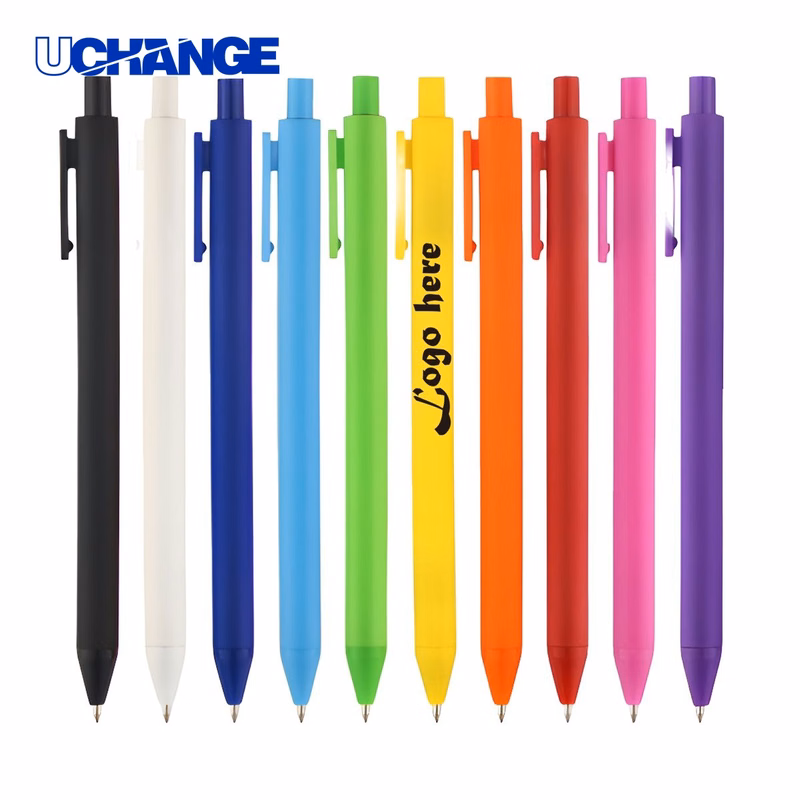Custom Macaron Color Click Ballpoint Pen for Schools