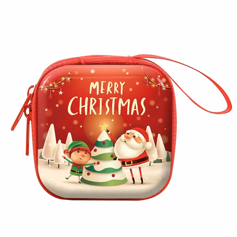 Christmas Zipper Coin Pouch