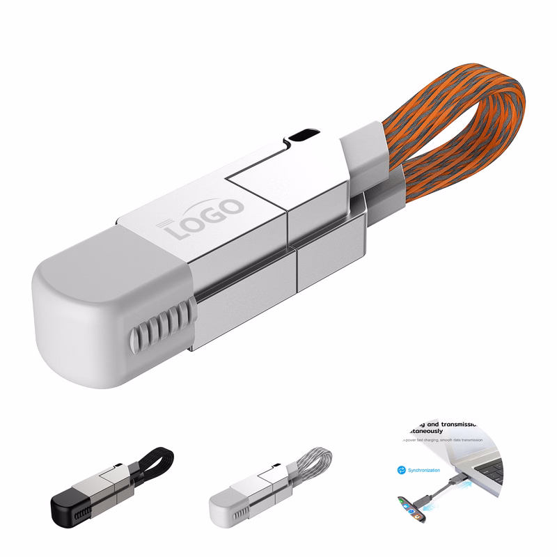 6-in-1 Data Cable Converter with Multi-Interface Design