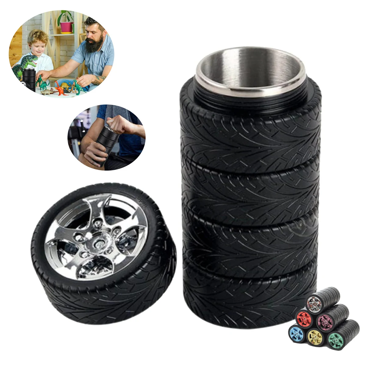 Tire Tumblers 1