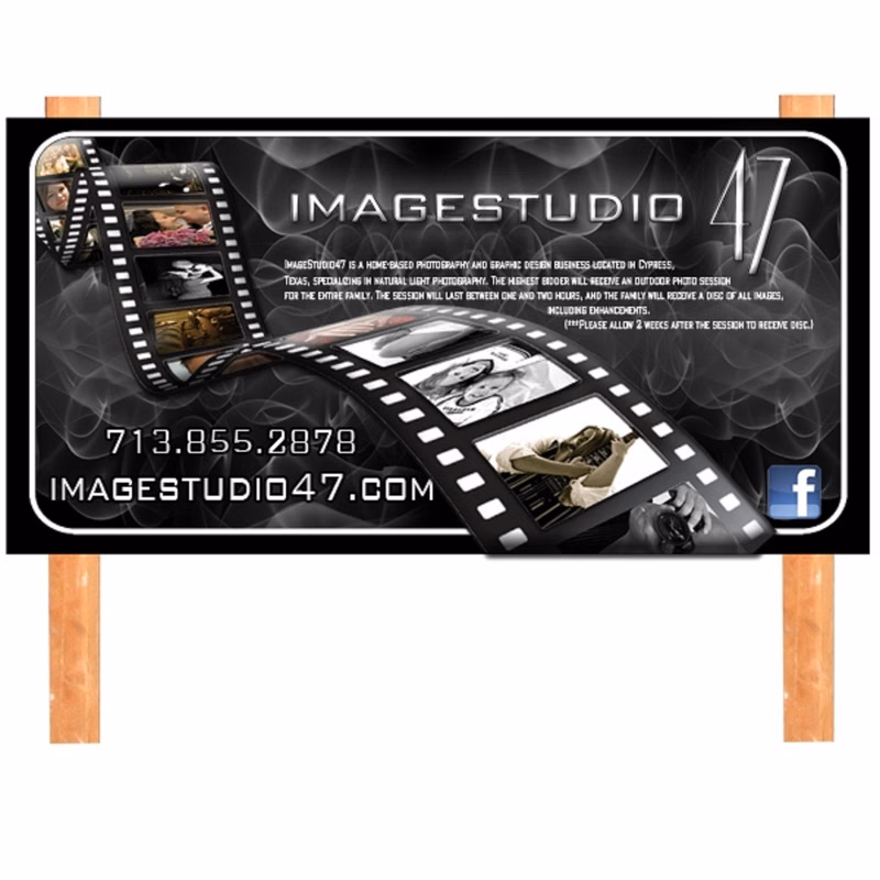 4' x 8' Ecopanel Sign (1 Side/Full Bleed)