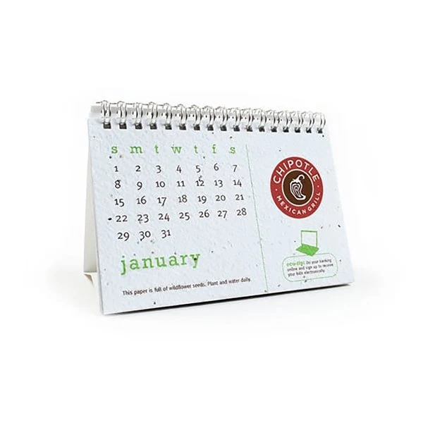 Seed Paper Desk Calendar 1