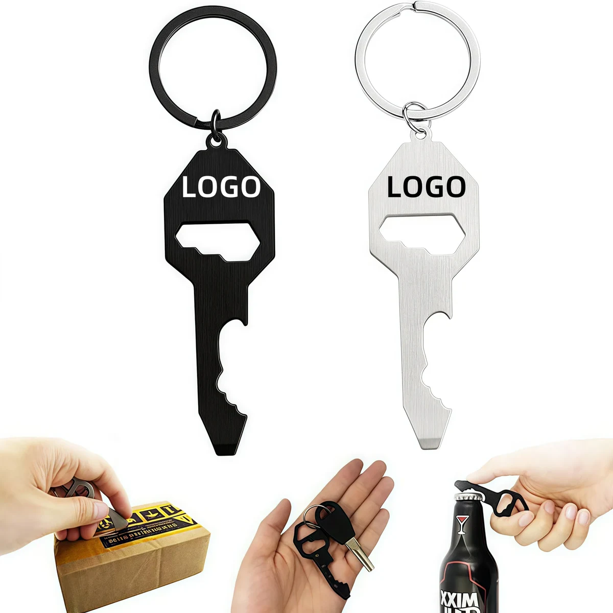 MOQ Keychain Multi Tool Bottle Opener Screwdriver Gadget 1