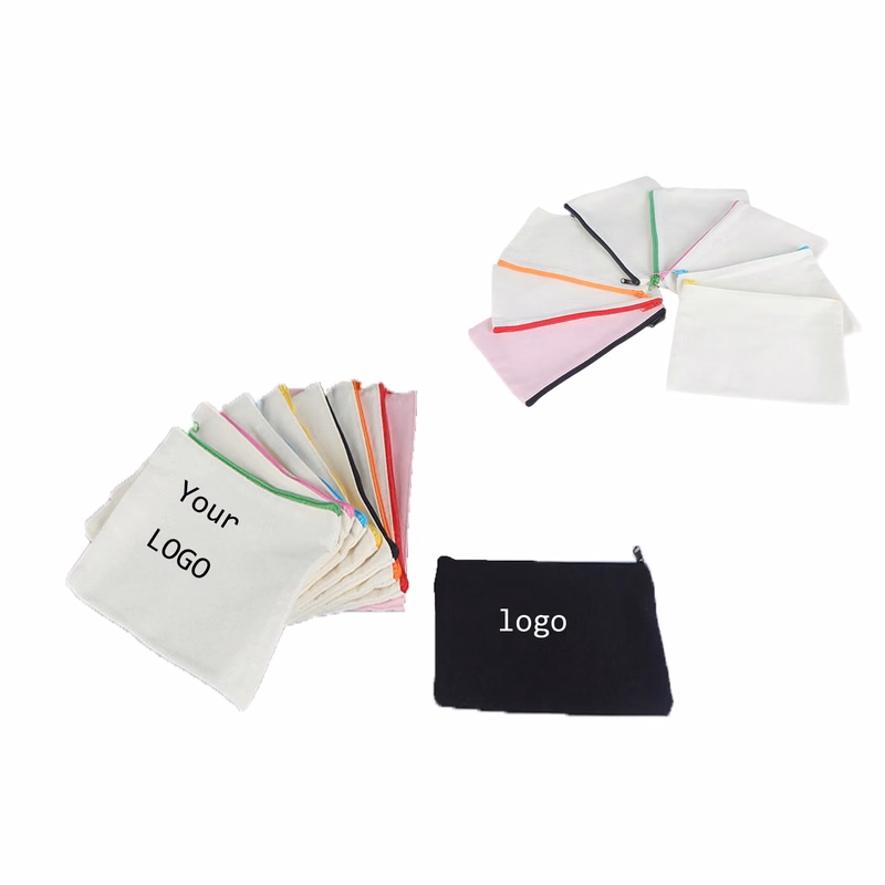 Portable Zipper Canvas Bag