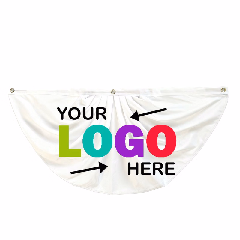 Game Day Fan Cheer Cape Half Circle Flag