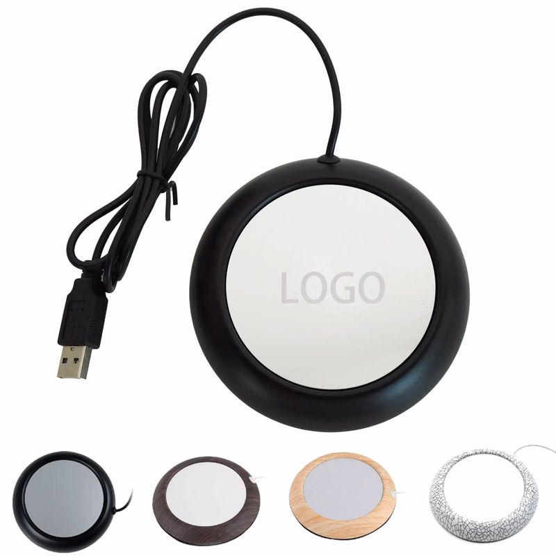 MOQ 20 USB Heated Coaster Cup Warmer Pad