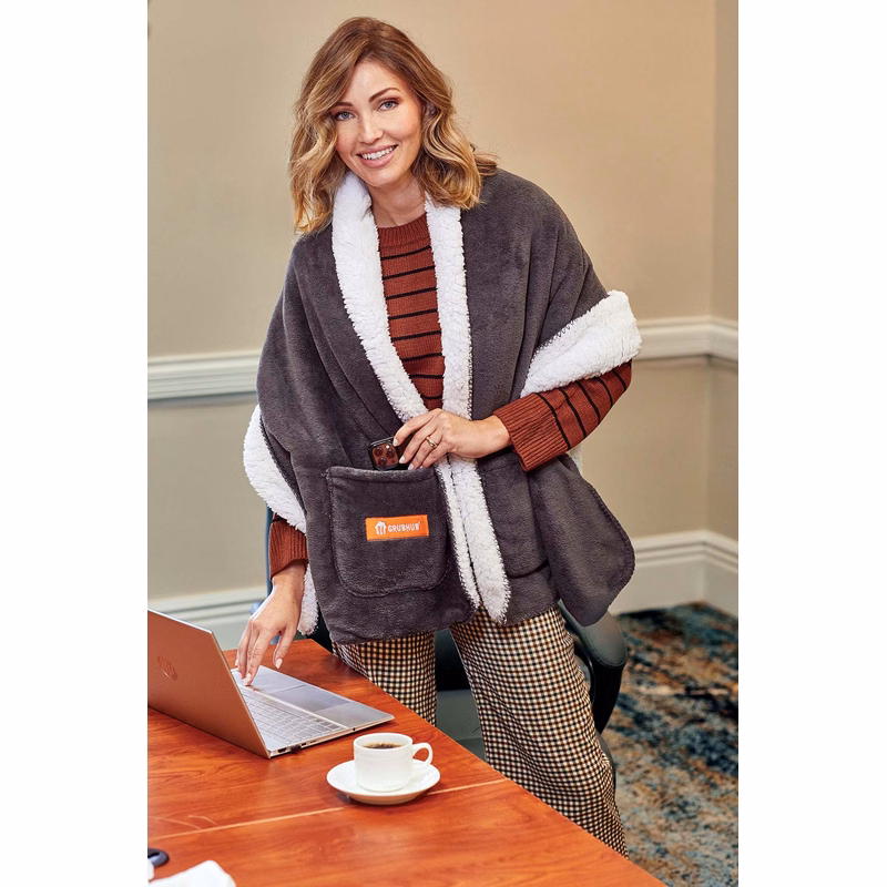 Kalispell Sherpa Shawl Blanket