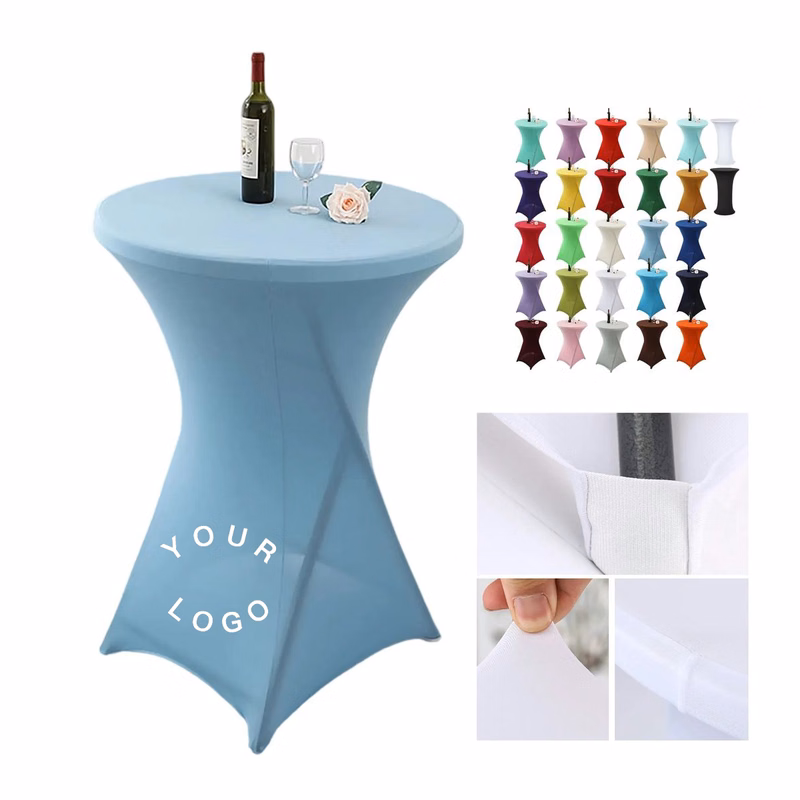 Stretch Table Cover with Full-Color Printing for Events
