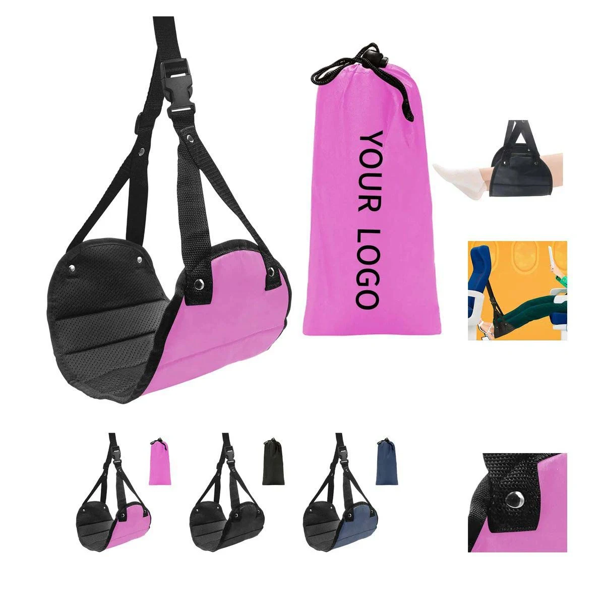 Adjustable Leg Elevation Strap with Breathable Mesh 1