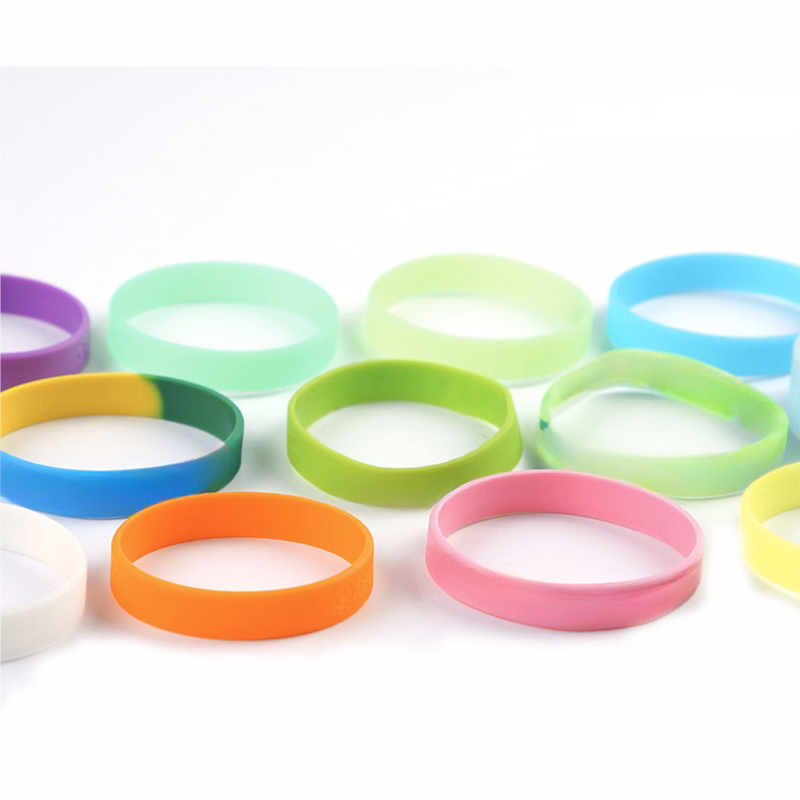 MOQ 100 PCS Colorful Silicone Wristband