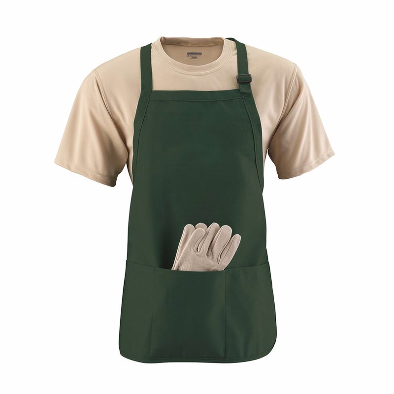 Medium Length Apron with Pouch - 4250