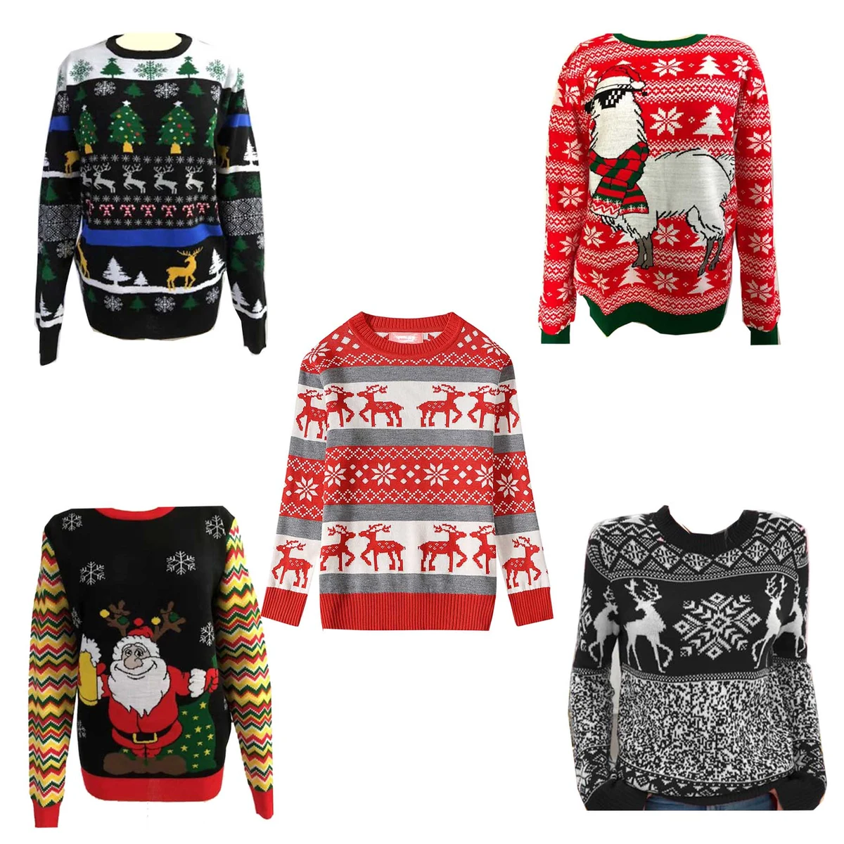 Customizable Ugly Christmas Sweater, custom hoodie or sweatshirt with logo imprint 1