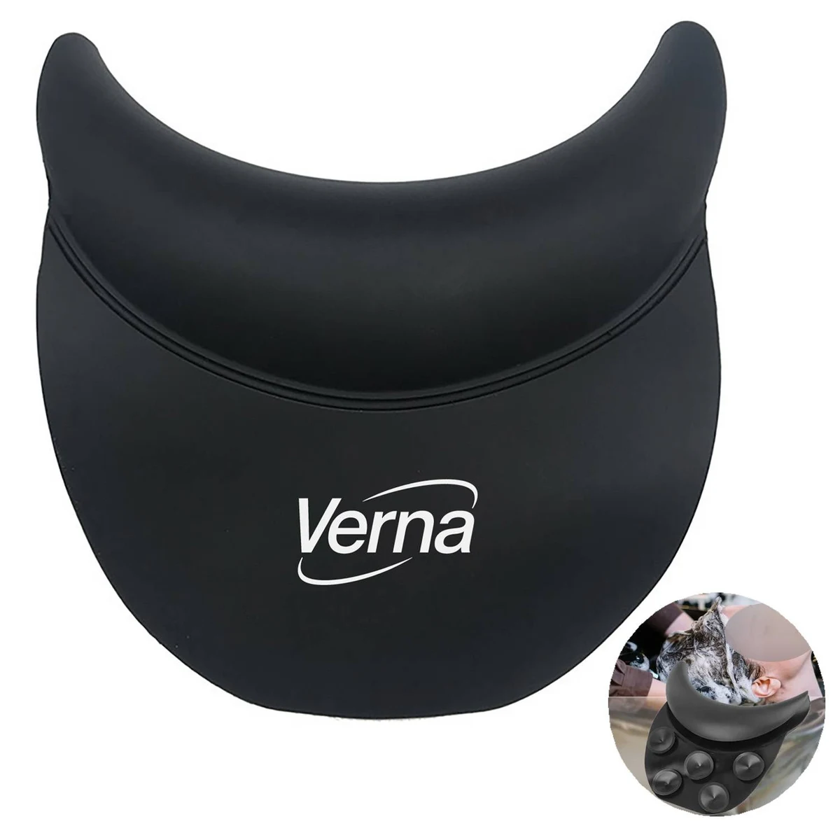 Silicon Salon Neck Rest Cushion w/ Suction Cup 1