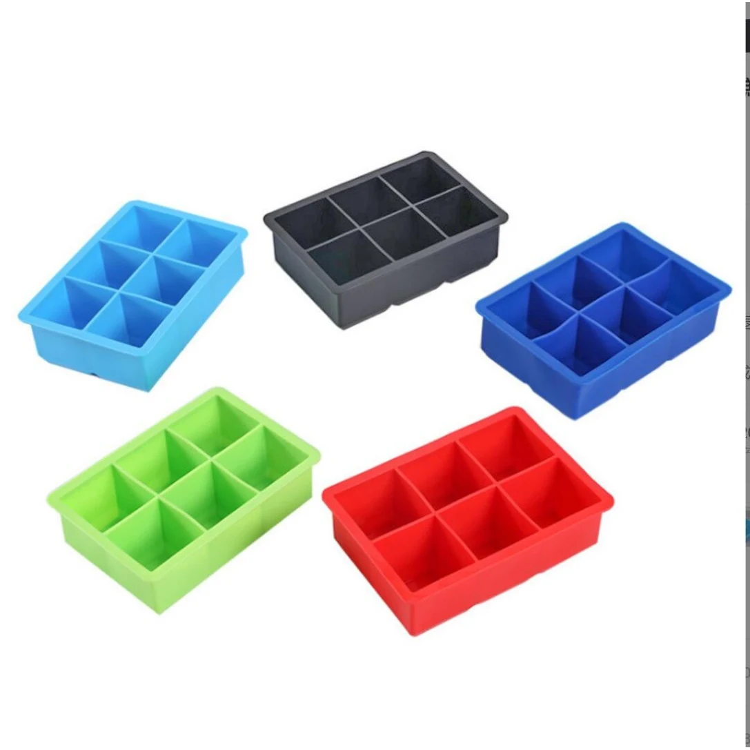 Ice Cube Tray-6 Squares 1