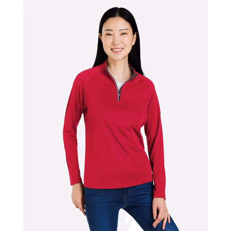 Women's Origin Performance Pique Quarter-Zip Pullover - CE418W