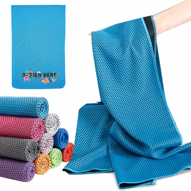 Long Cooling Ice Towel Scarf for Hot Weather Relief