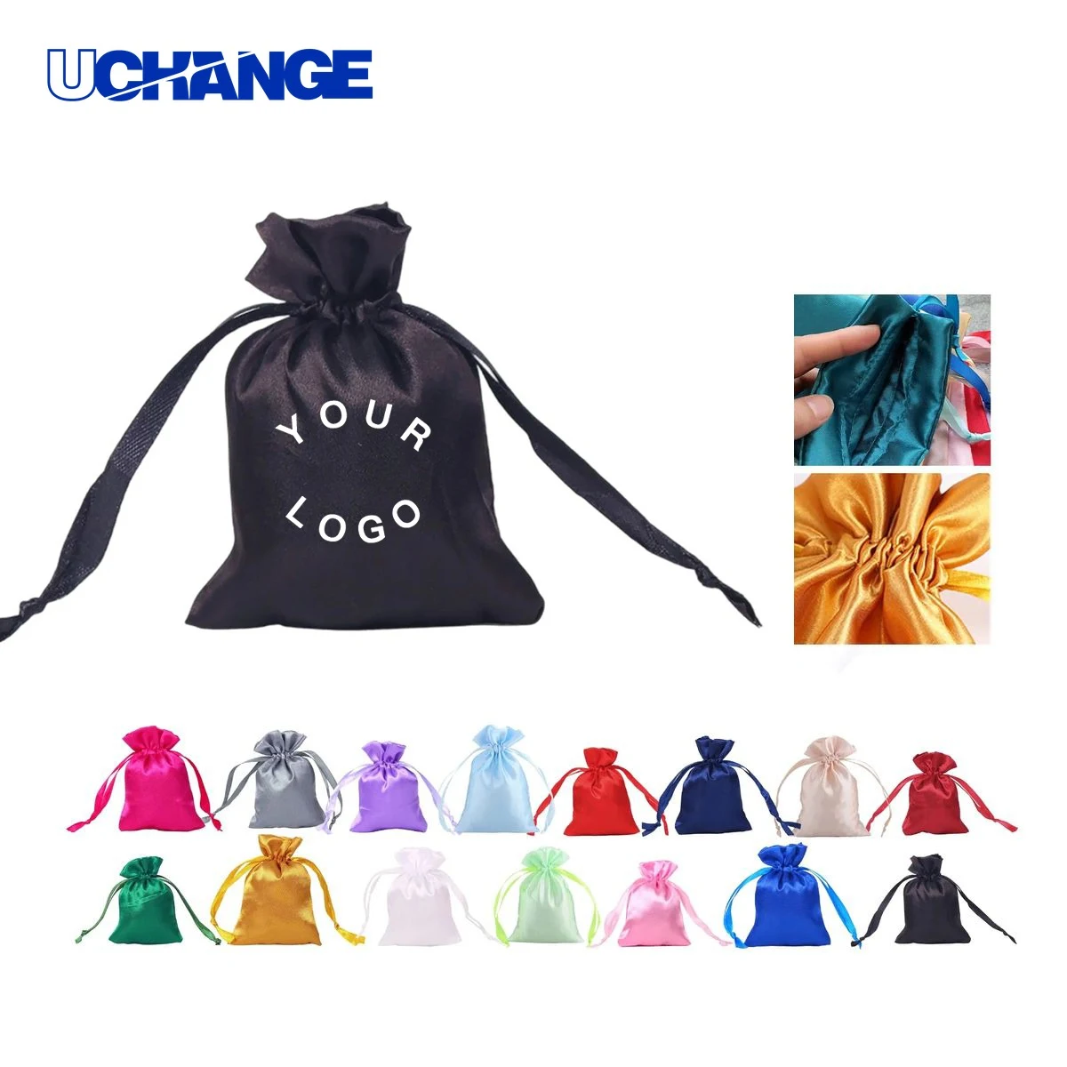 Silk Drawstring Jewelry Pouch 1