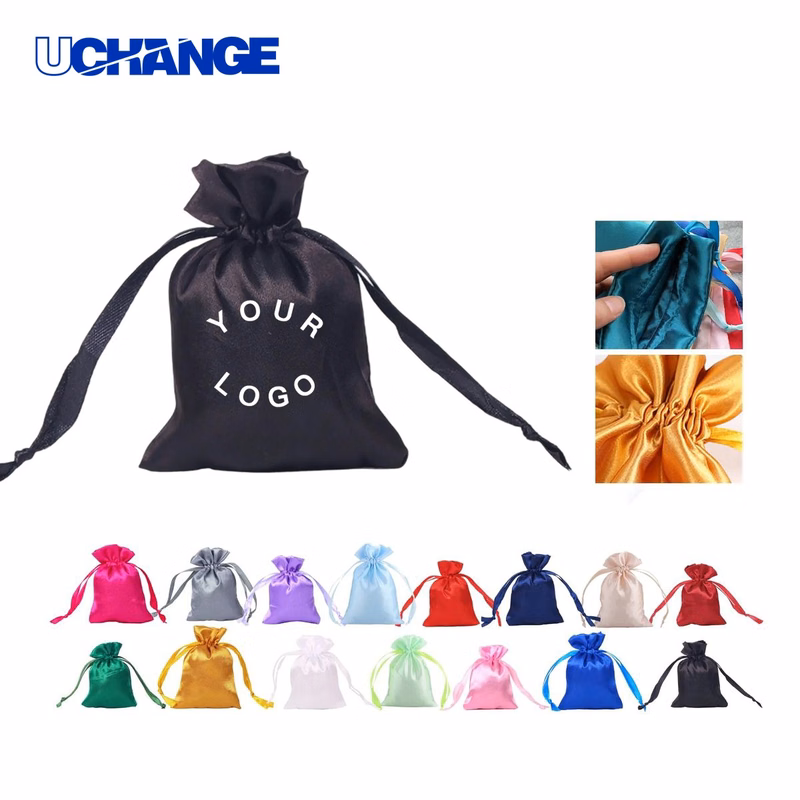 Silk Drawstring Jewelry Pouch
