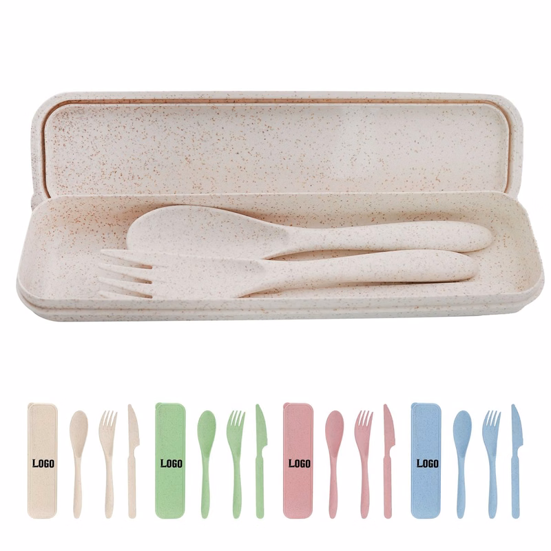 Natural Wheat Straw Cutlery Set