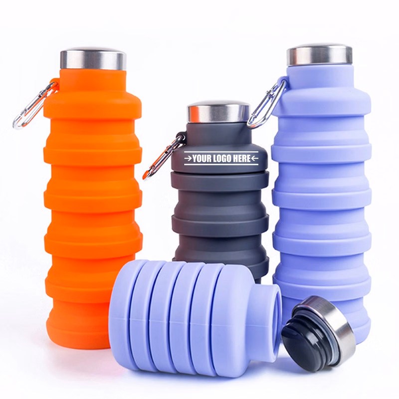 Collapsible Foldable Silicone Water Bottle