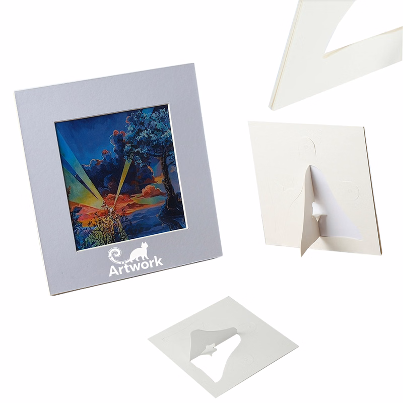 Paper Photo Frame W/Bracket