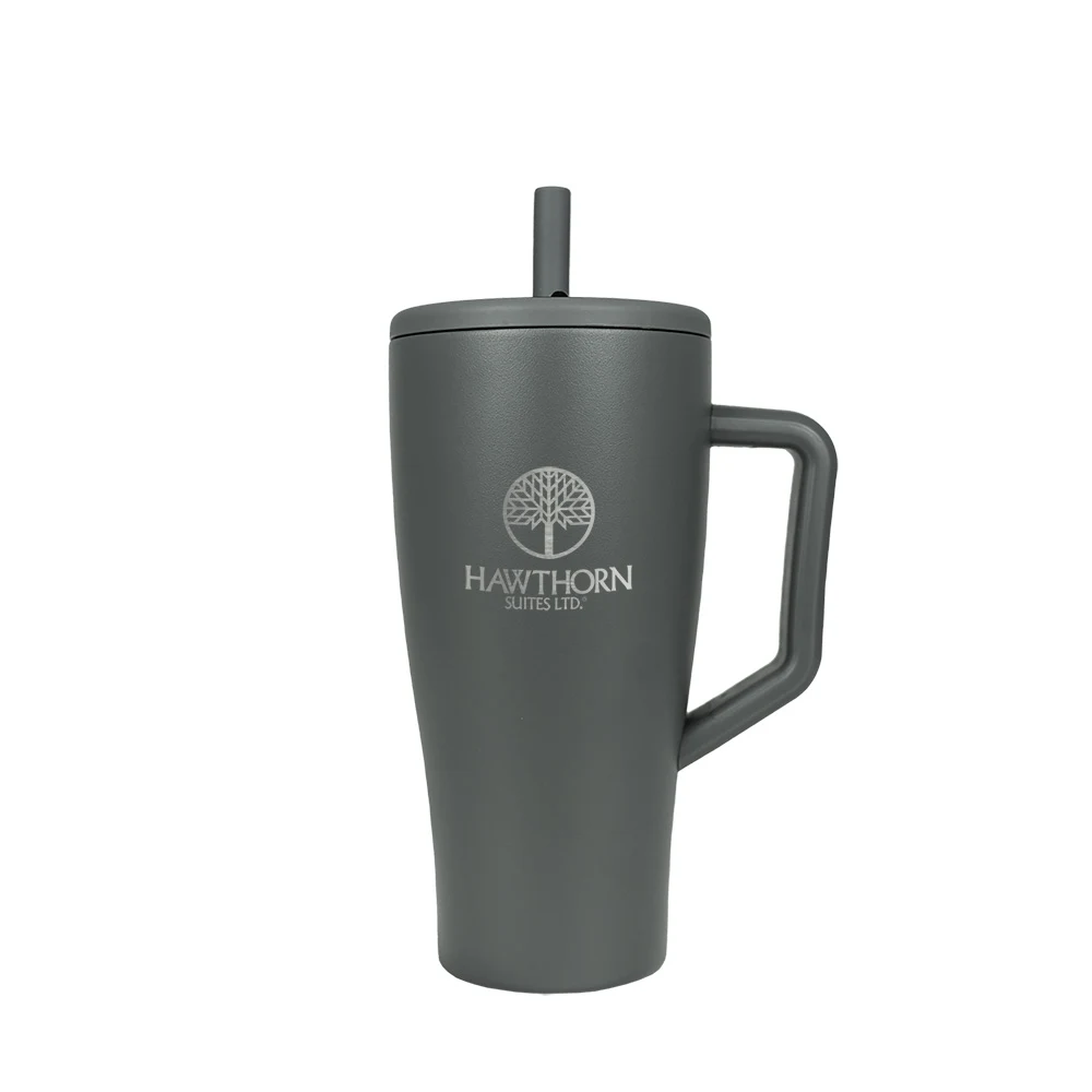 BruMate Era 30oz Mug Grey, custom tumbler with logo imprint 1