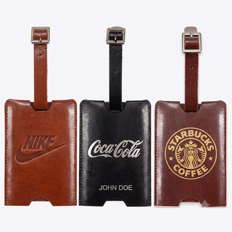Atlantis Pro Bonded Leather Luggage Tag