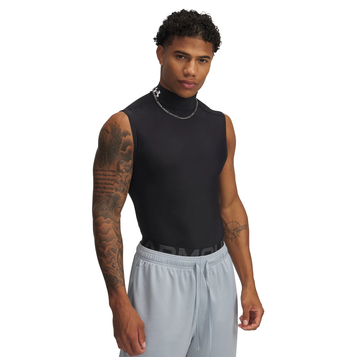 HeatGear OG Men's Sleeveless Mock 1