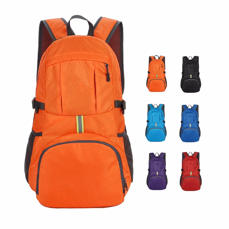 Waterproof Foldable Laptop Backpack with Mesh Pockets