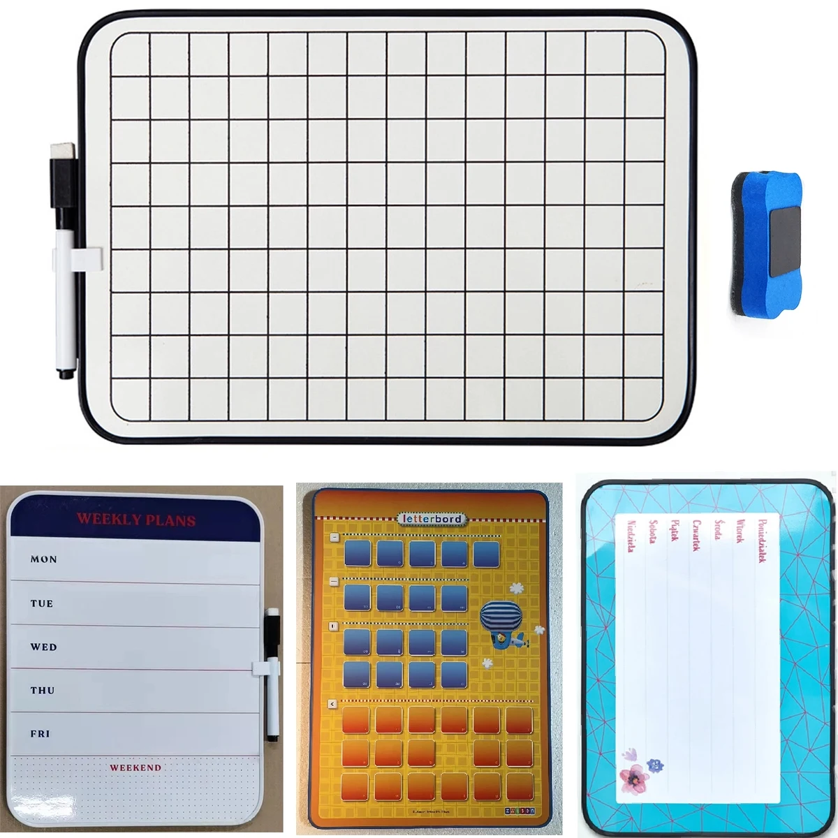 Dry Erase Board With Black Frame 1