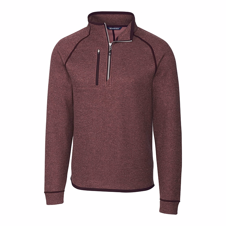 Cutter & Buck Mainsail Sweater-Knit Half-Zip Pullover Jacket