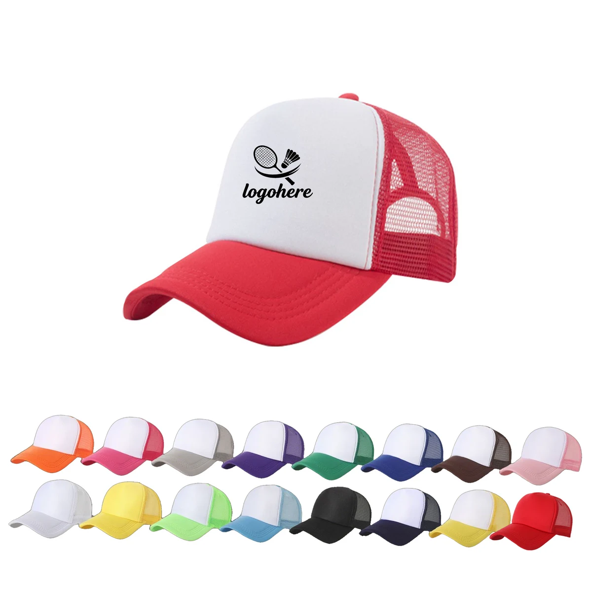 MOQ 10 Comfort-Fit Snapback Cap, Breathable Foam Front 1