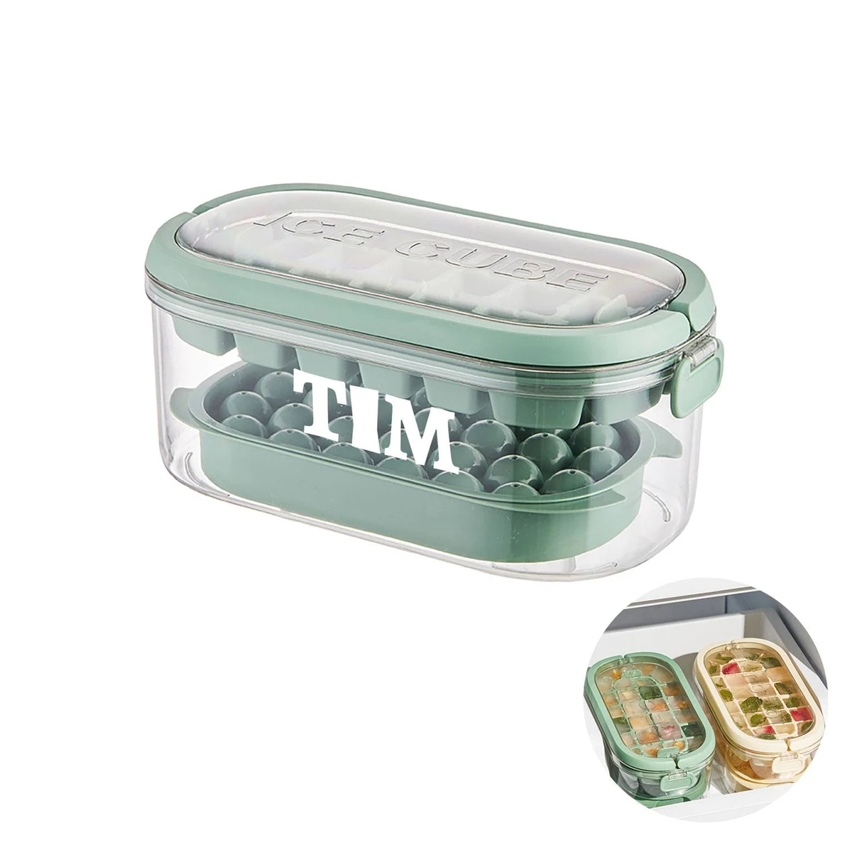 Silicon Press Type Double-Layer Ice Mold Box 1