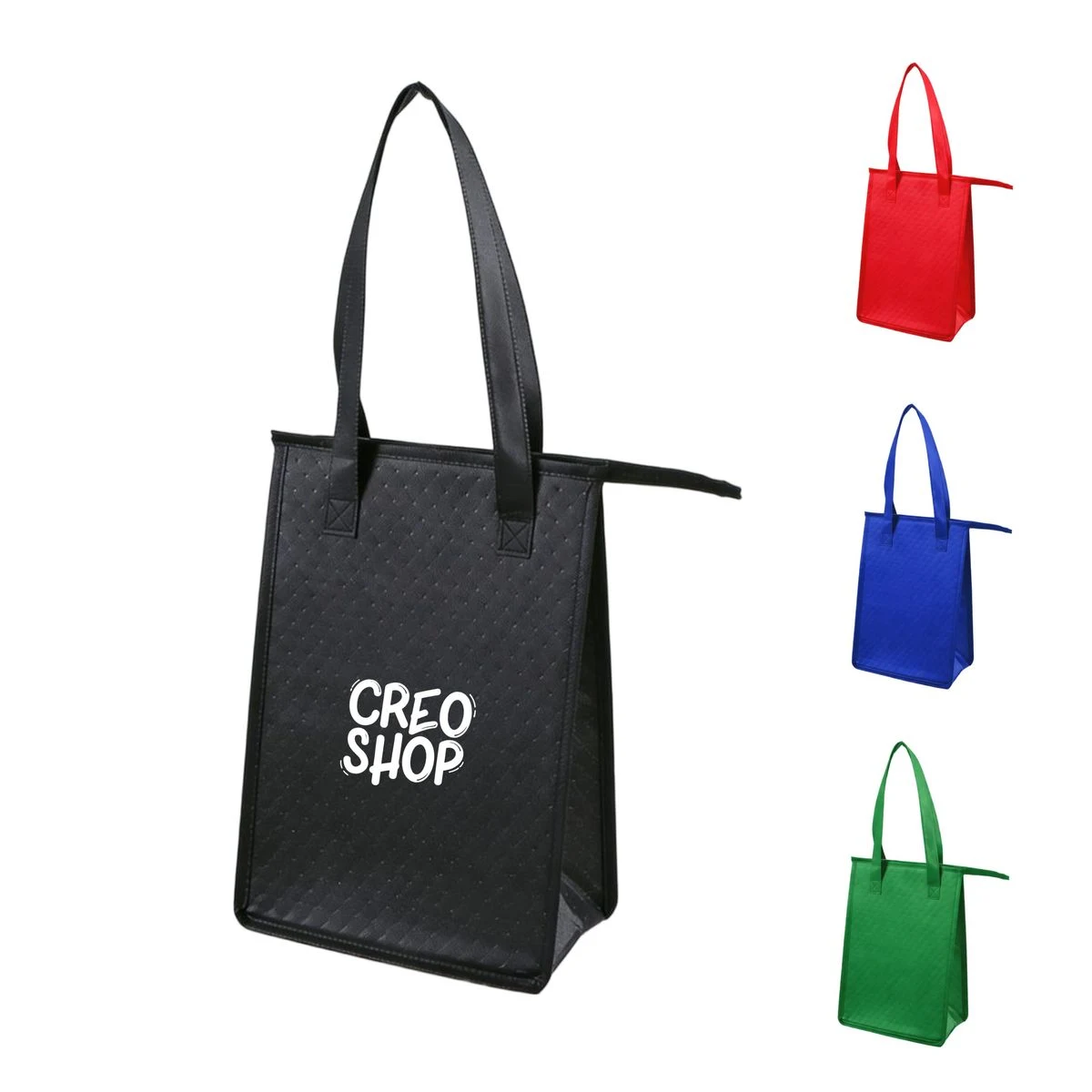 Non-Woven Lunch Cooler Tote Bag - Ocean 1