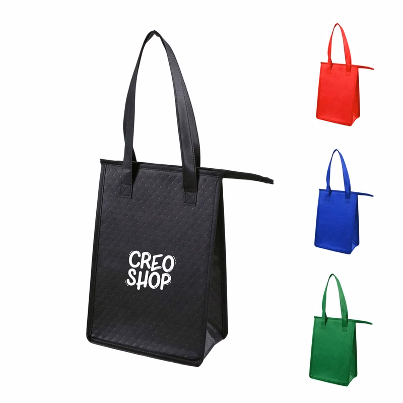 Non-Woven Lunch Cooler Tote Bag - Ocean