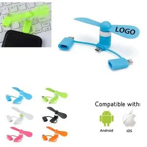 3-in-1 Portable USB Cellphone Fan 1
