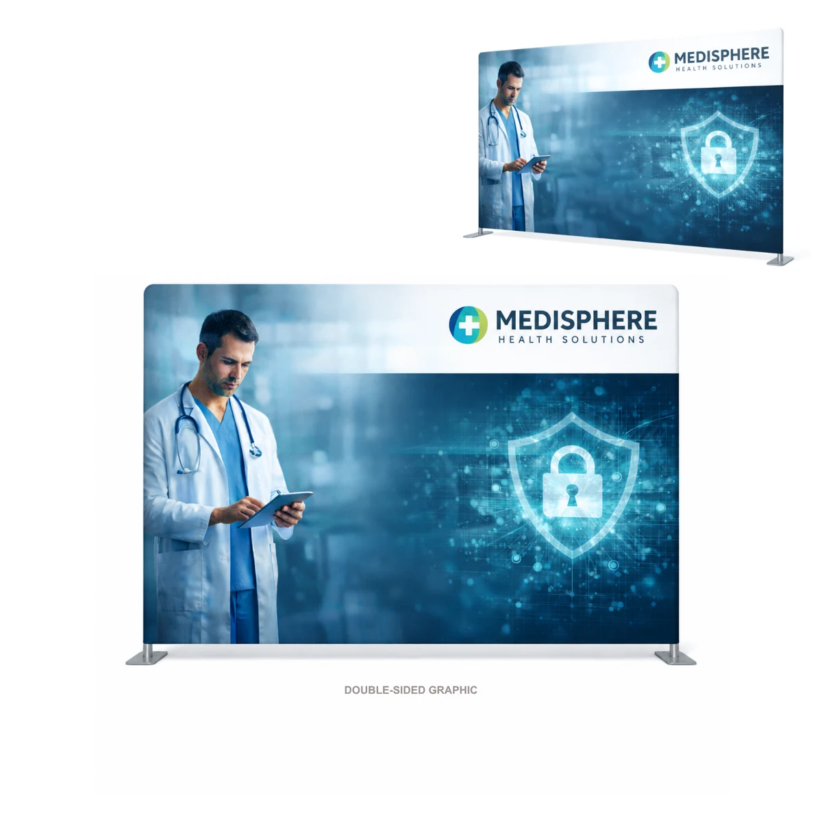 10' Flexi-Tube Display, Double-Sided 1
