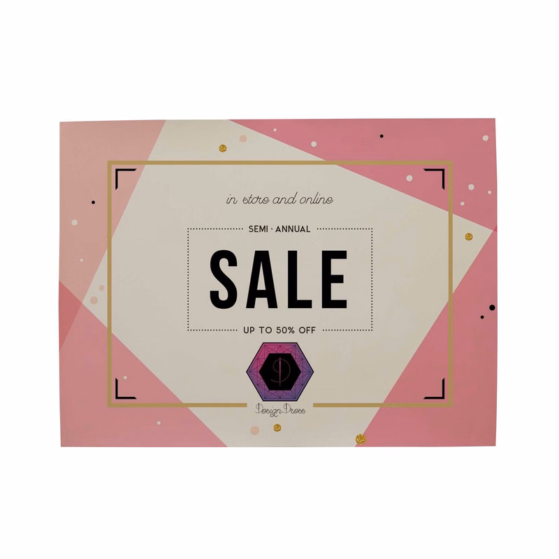 36" x 48" Opaque Window Cling