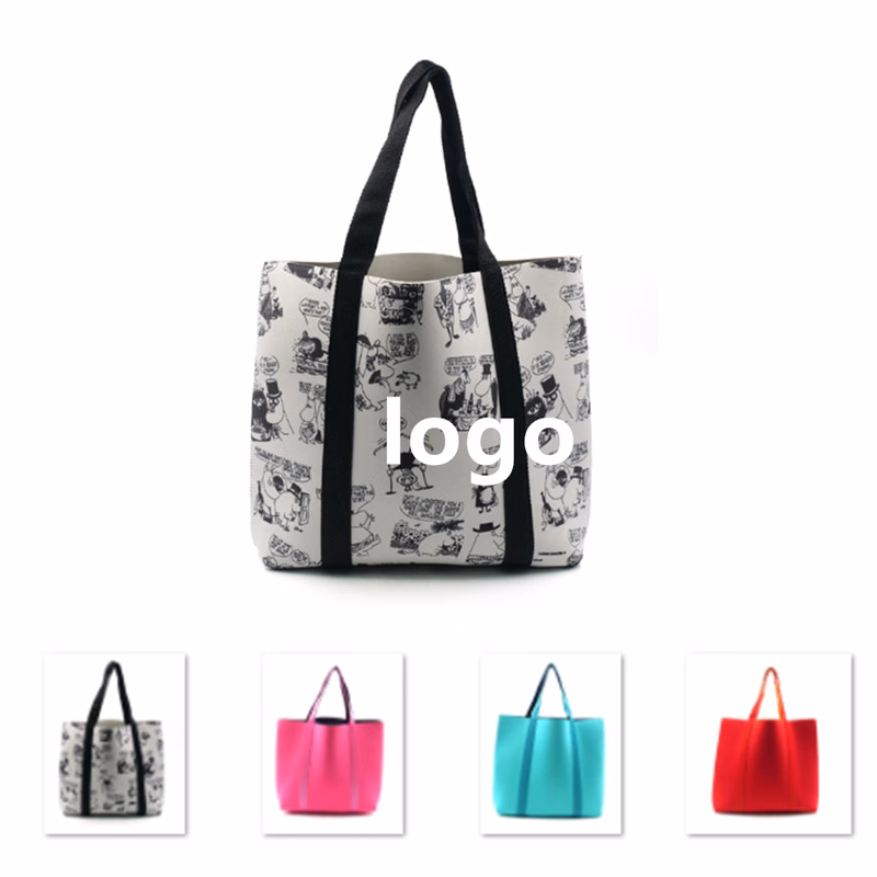 Neoprene Tote Bag With Mini Bag