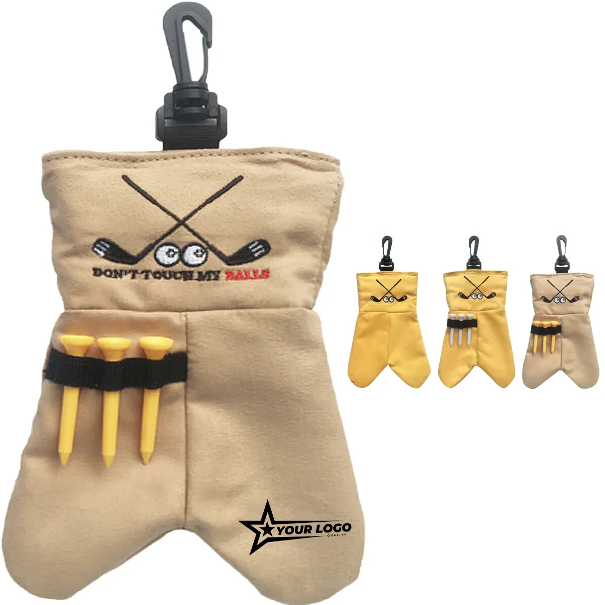 Custom Colors And Patterns Available Creative Golf Ball Bag 1
