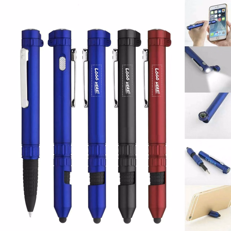 6-in-1 Quest Tool Ballpoint Pen