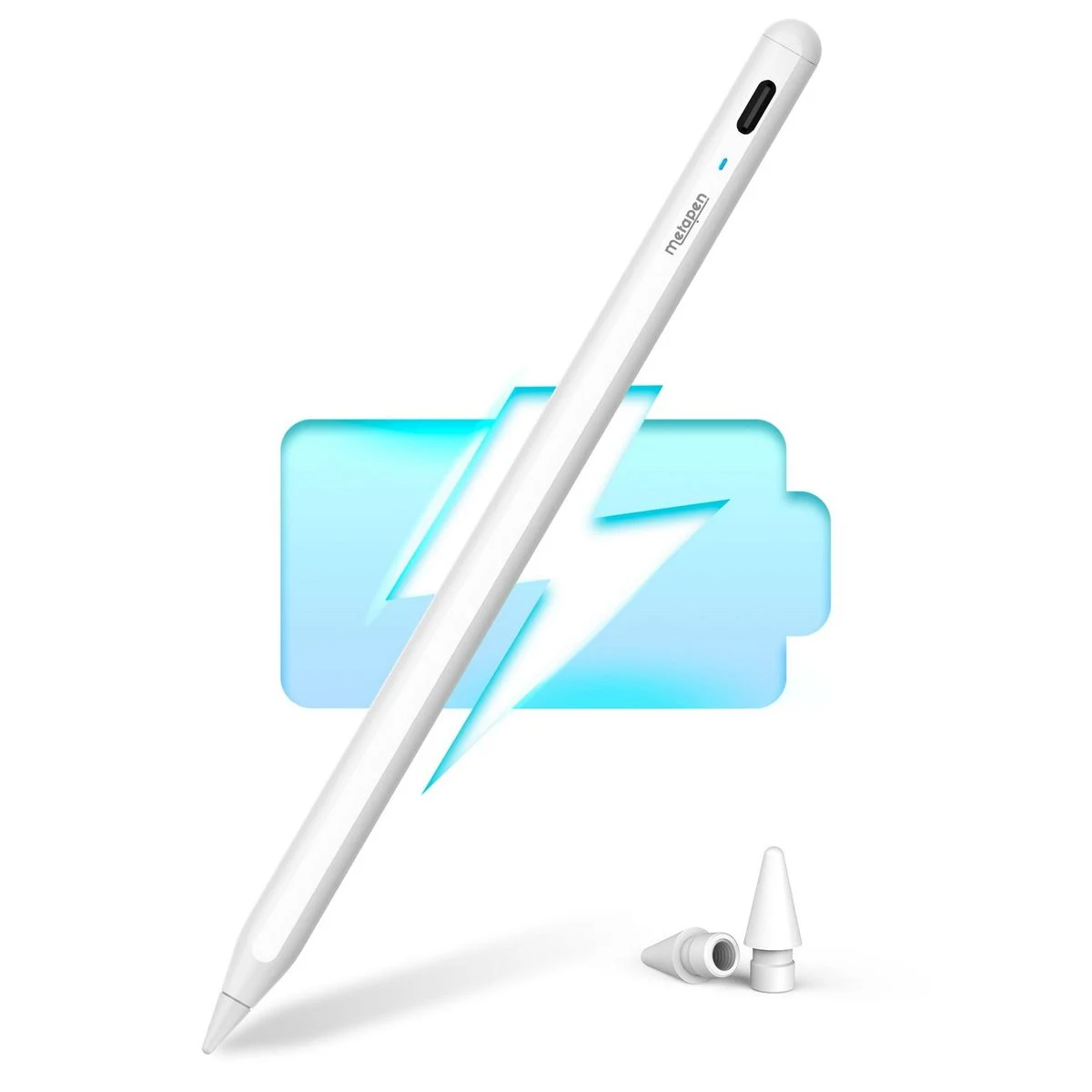 Pad Pencil 2X Faster Charge Tilt Sensitivity Palm Rejection Stylus Pen Active Pencil Compatible 1
