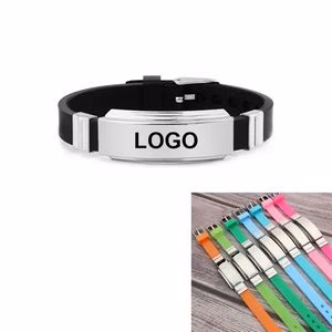Adjustable Silicone Strap Bracelet